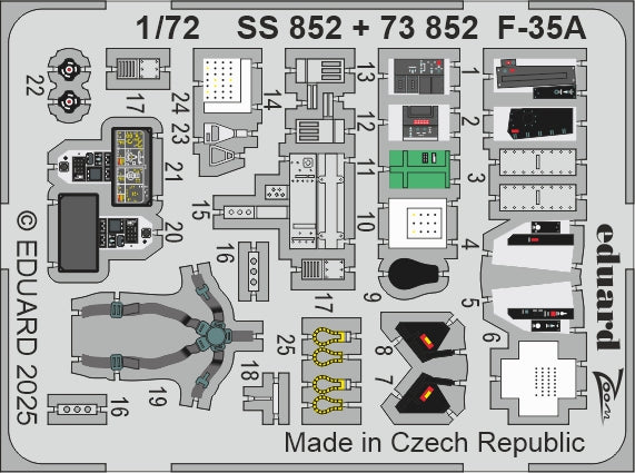 Eduard ED73852 1:72 Lockheed-Martin F-35A Lightning II