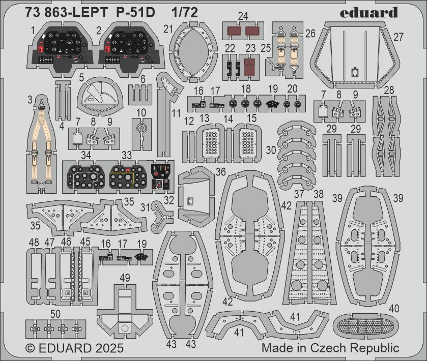 Eduard 73863 1:72 North-American P-51D Mustang
