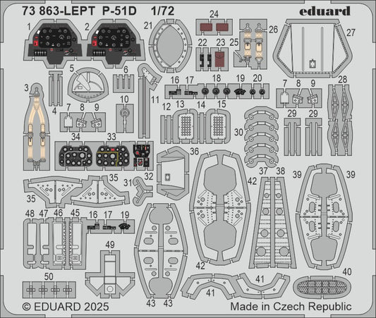 Eduard 73863 1:72 North-American P-51D Mustang