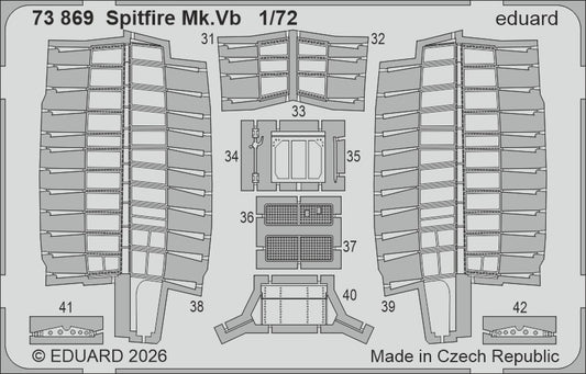 Eduard 73869 1:72 Supermarine Spitfire Mk.Vb