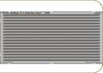 Eduard 99021 1:700 Railings 45´ 3 chain bars short