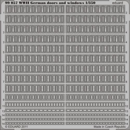 Eduard 99057 1:350 WWII German ship doors and windows