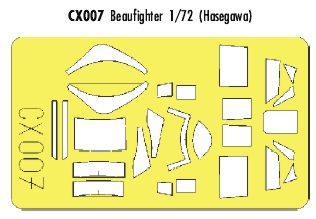 Eduard CX007 1:72 Bristol Beaufighter