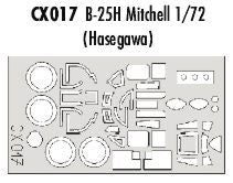 Eduard CX017 1:72 North-American B-25H Mitchell