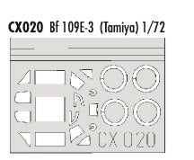 Eduard CX020 1:72 Messerschmitt Bf-109E-3