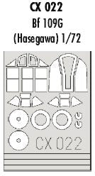 Eduard CX022 1:72 Messerschmitt Bf-109G