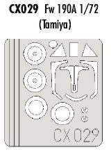 Eduard CX029 1:72 Focke-Wulf Fw-190A