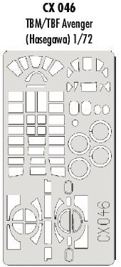 Eduard CX046 1:72 Grumman TBM/TBF Avenger