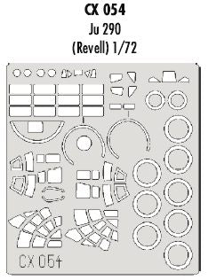 Eduard CX054 1:72 Junkers Ju-290A-5/Ju-290A-7
