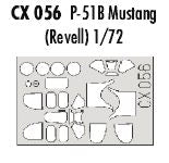 Eduard CX056 1:72 North-American P-51B Mustang