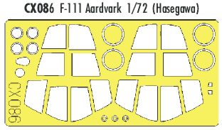 Eduard CX086 1:72 General-Dynamics F-111 Aardvark