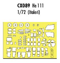 Eduard CX089 1:72 Heinkel He-111H-6