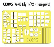 Eduard CX095 1:72 Kawasaki Ki-48 'Lily'