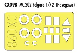 Eduard CX098 1:72 Macchi C.202