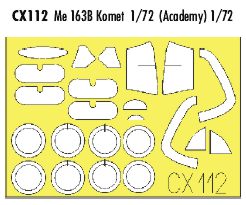 Eduard CX112 1:72 Messerschmitt Me-163B Komet