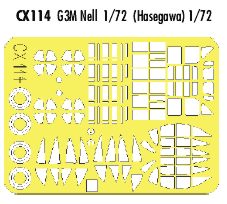 Eduard CX114 1:72 Mitsubishi G3M Nell