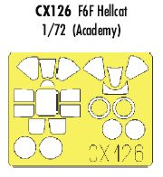 Eduard CX126 1:72 Grumman F6F Hellcat