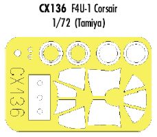 Eduard CX136 1:72 Vought F4U-1 Corsair