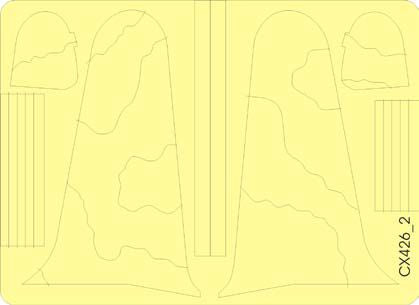 Eduard CX426 1:72 Hawker Hurricane Mk.I/Mk.II camouflage pattern paint masks B