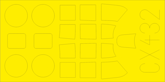 Eduard CX432 1:72 Grumman F4F-4 Wildcat