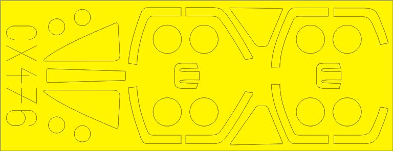 Eduard CX476 1:72 Dassault Mirage F.1B