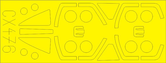 Eduard CX476 1:72 Dassault Mirage F.1B