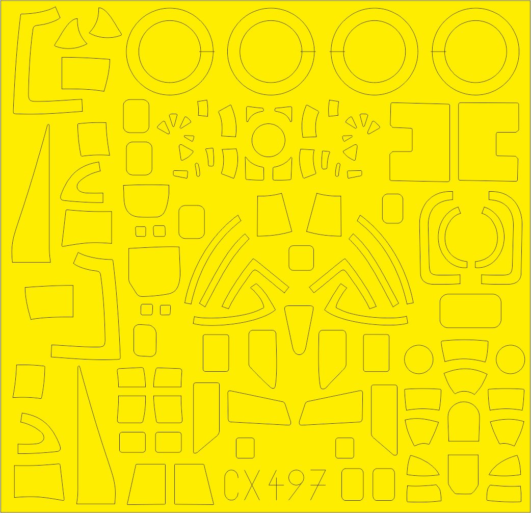 Eduard CX497 1:72 Boeing Fortress MK.III