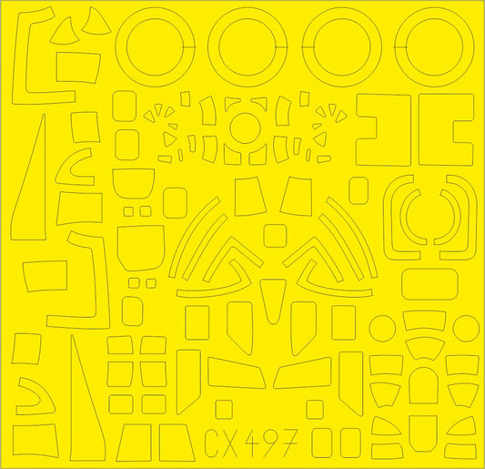 Eduard CX497 1:72 Boeing Fortress MK.III