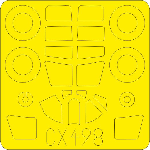 Eduard CX498 1:72 Curtiss P-40N Warhawk