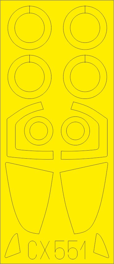 Eduard CX551 1:72 Sukhoi Su-57 Frazor