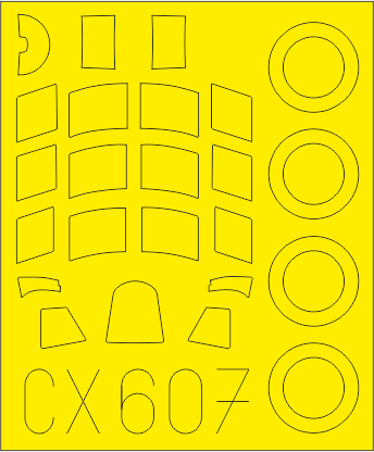 Eduard CX607 1:72 Hawker Hurricane Mk.IIc 1/72