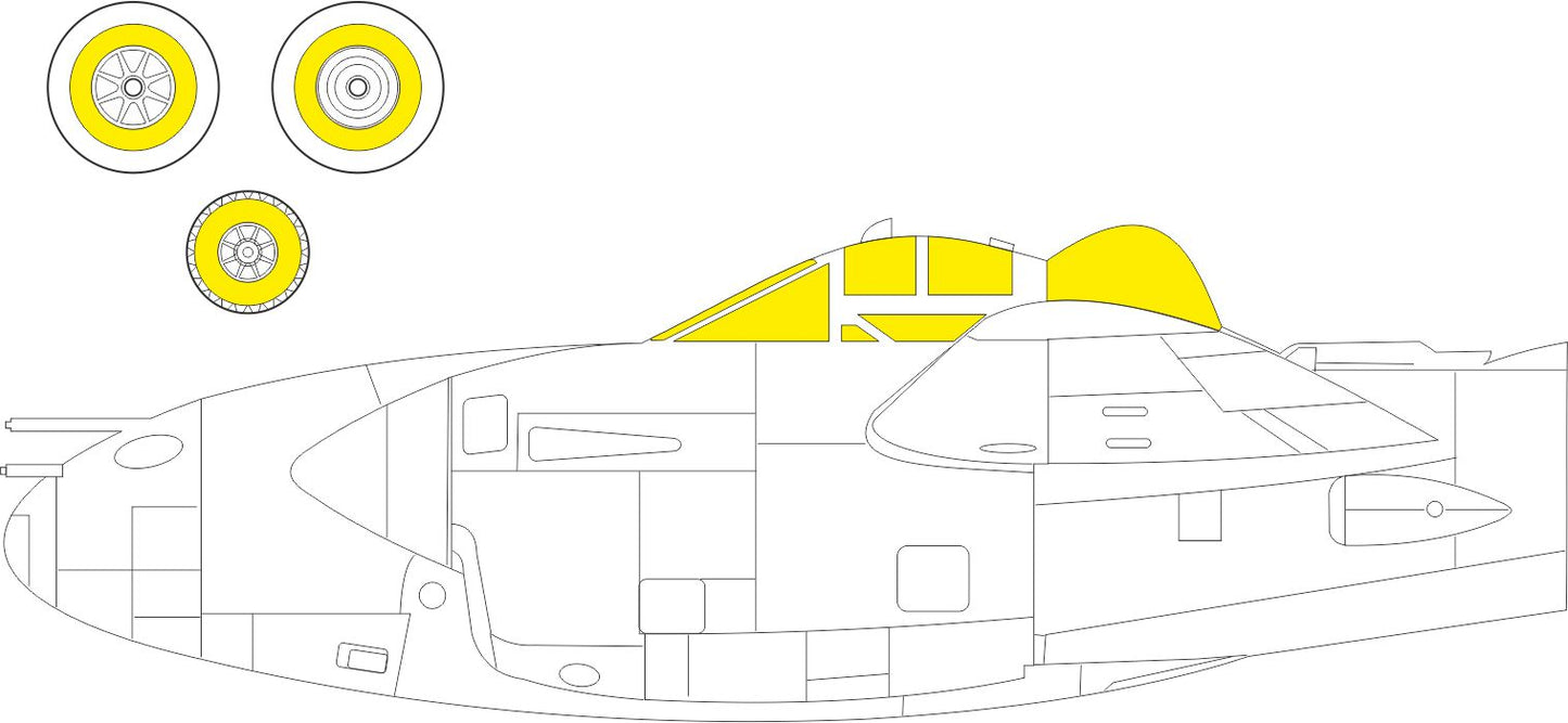 Eduard CX611 1:72 Lockheed P-38M Lightning 1/72