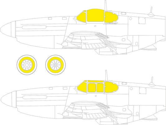 Eduard CX620 1:72 North-American P-51B/C Mustang for Arma Hobby kits