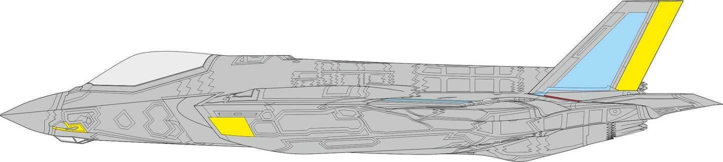 Eduard CX655 1:72 Lockheed-Martin F-35A Lightning II RAM panels late