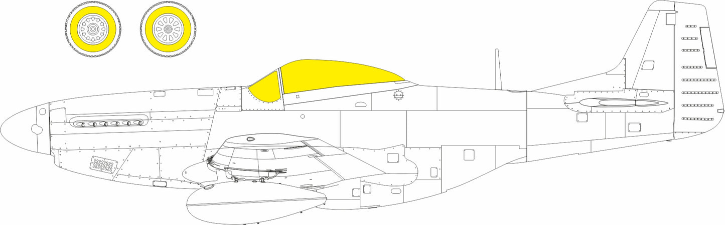 Eduard CX673 1:72 North-American P-51D Mustang