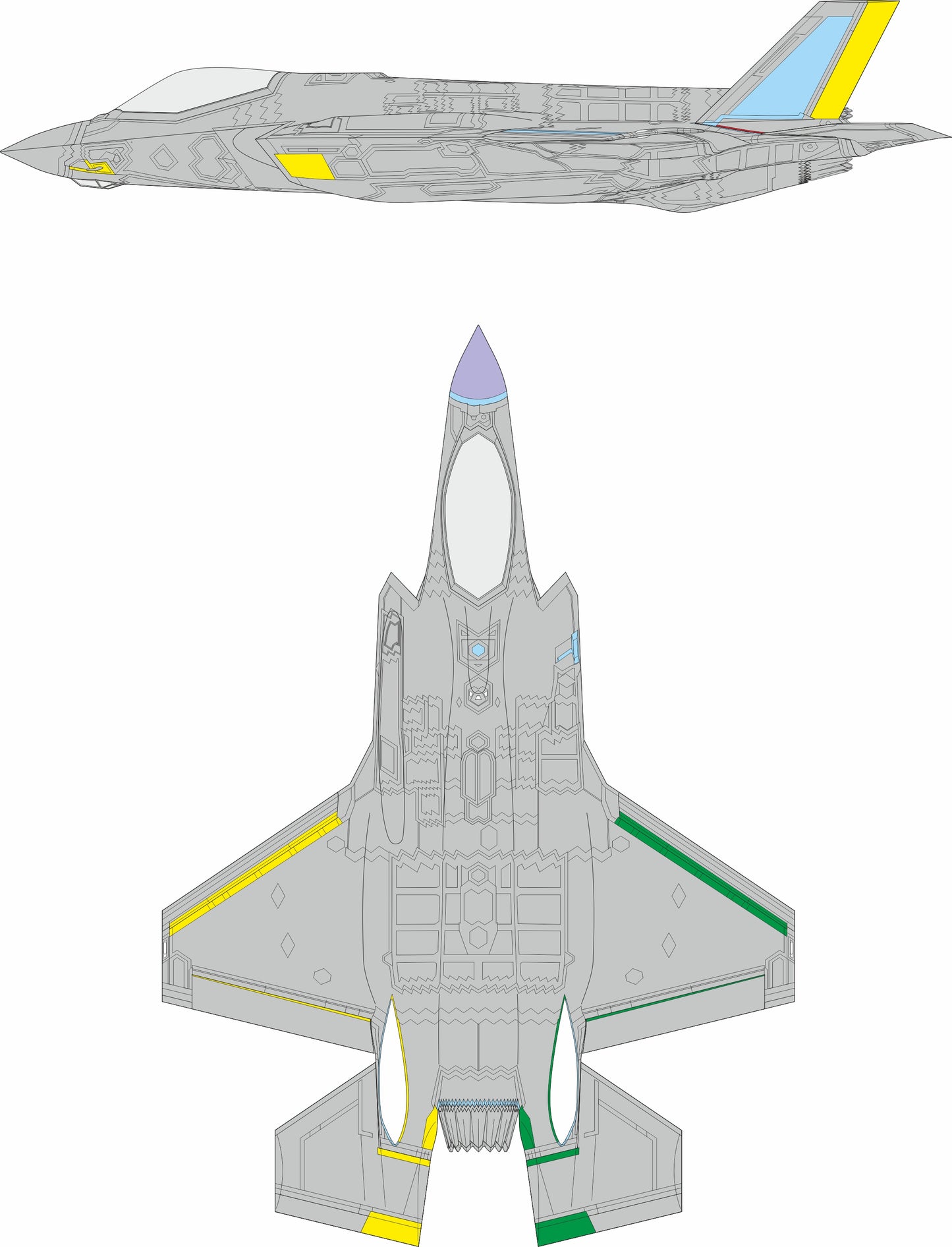 Eduard EDCX694 1:72 Lockheed-Martin F-35A Lightning II RAM coating late