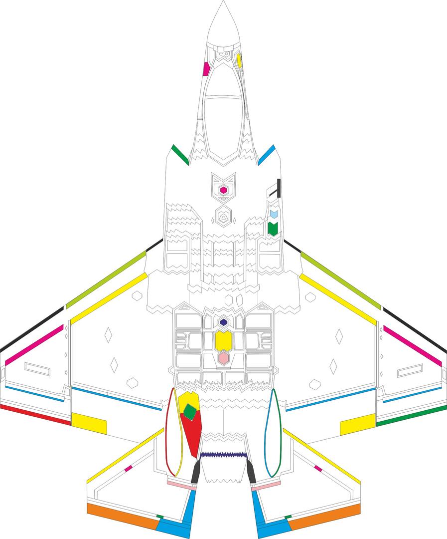 Eduard CX698 1:72 Lockheed-Martin F-35C Lightning II RAM coating