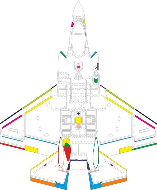 Eduard CX698 1:72 Lockheed-Martin F-35C Lightning II RAM coating