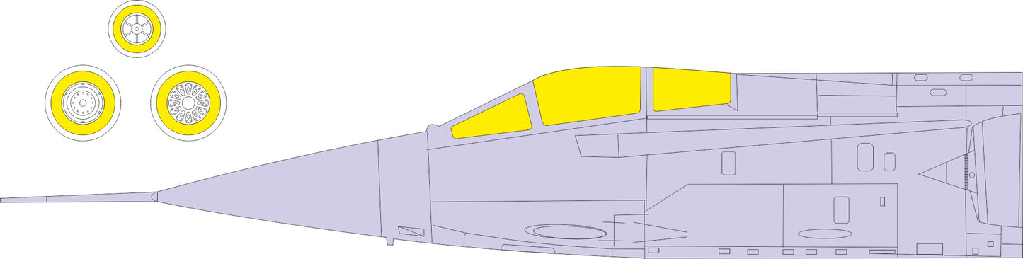 Eduard CX706 1:72 Lockheed F-104J Starfighter
