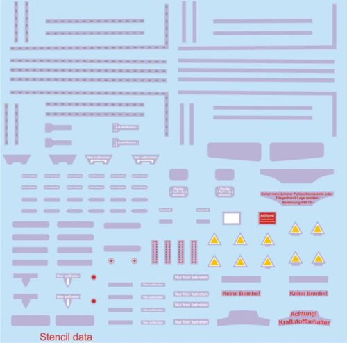 Eduard D48012 1:48 Focke-Wulf Fw-190A stencils