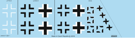 Eduard D48037 1:48 Focke-Wulf Fw-190A-8 national insignia