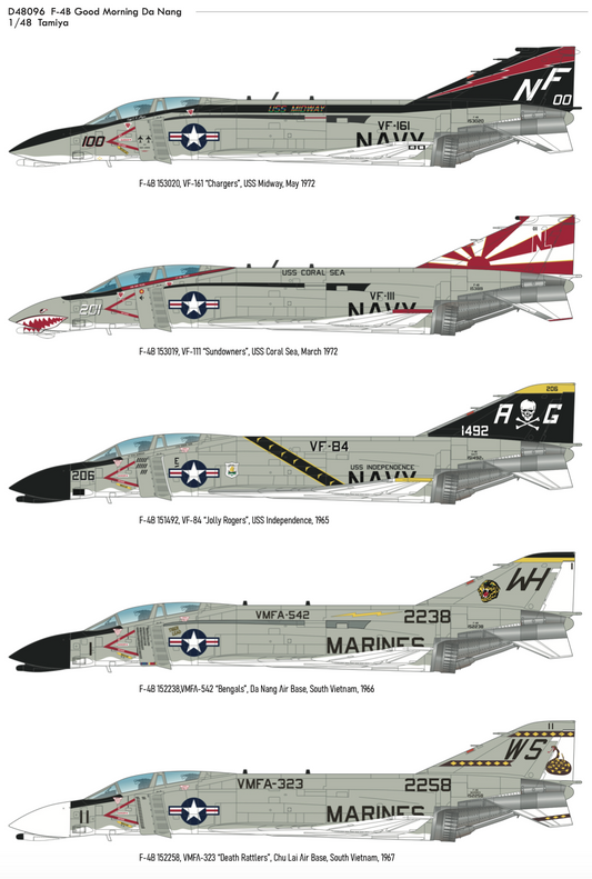 Eduard D48096 1:48 McDonnell F-4B Phantom Good Morning Da Nang