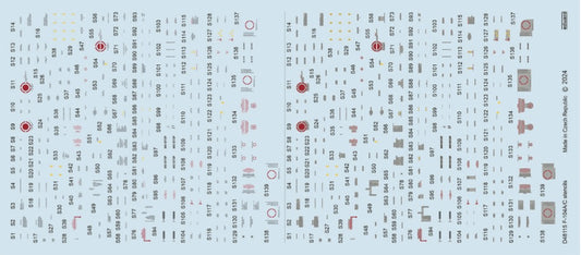 Eduard D48115 1:48 Lockheed F-104A/F-104C Starfighter stencils