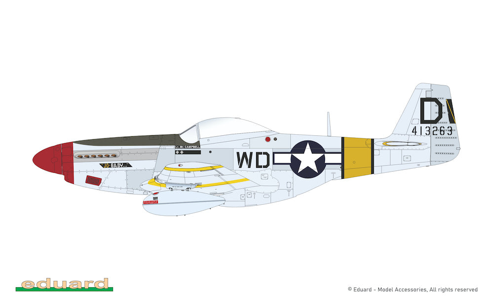 Eduard D72054 1:72 North-American P-51D-5 '15th AF'
