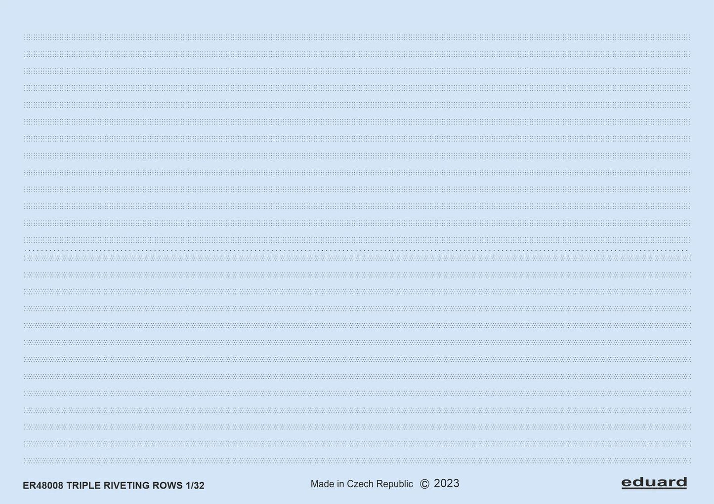 Eduard ER48008 1:48 Triple riveting rows