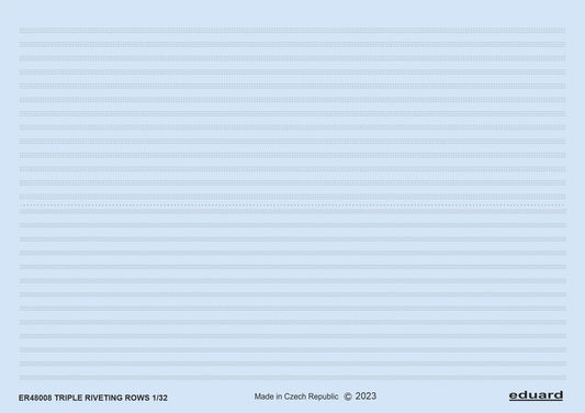 Eduard ER48008 1:48 Triple riveting rows