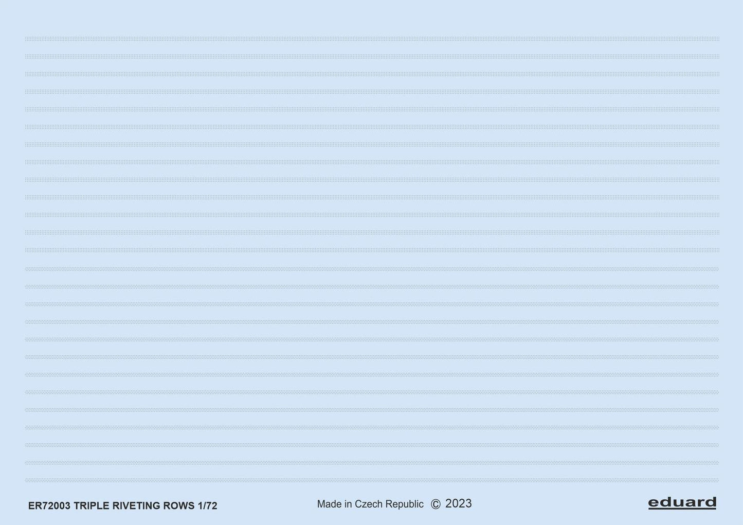 Eduard ER72003 1:72 Triple riveting rows