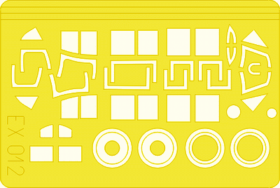 Eduard EX012 1:48 Douglas SBD Dauntless canopy and wheels