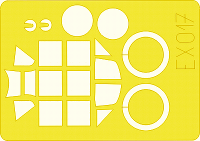 Eduard EX017 1:48 Messerschmitt Bf-109G-6 canopy and wheels