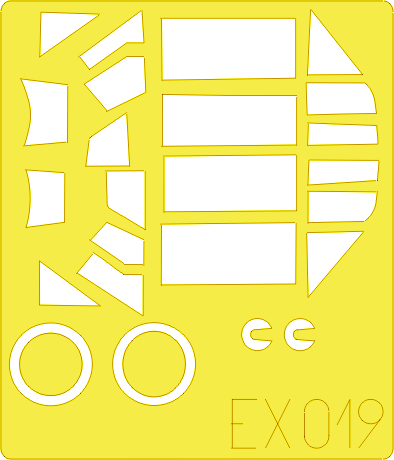 Eduard EX019 1:48 Messerschmitt Bf-109E-3 canopy and wheels